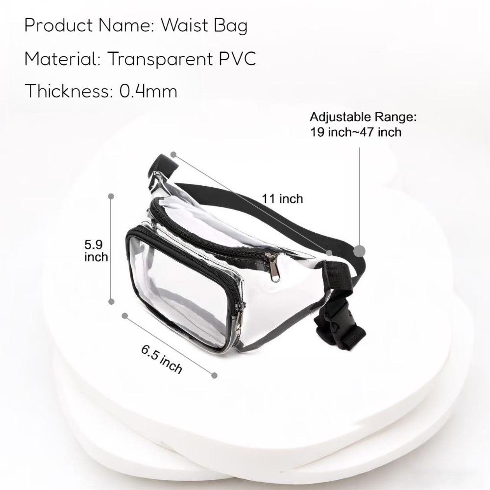 Sac banane transparent en PVC  - Handbags avis et prix