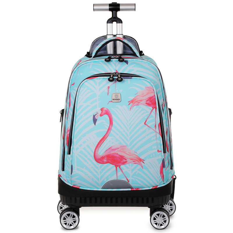 Sac à dos roulant avec roulett - Foldable Rolling Luggage Bag avis et prix
