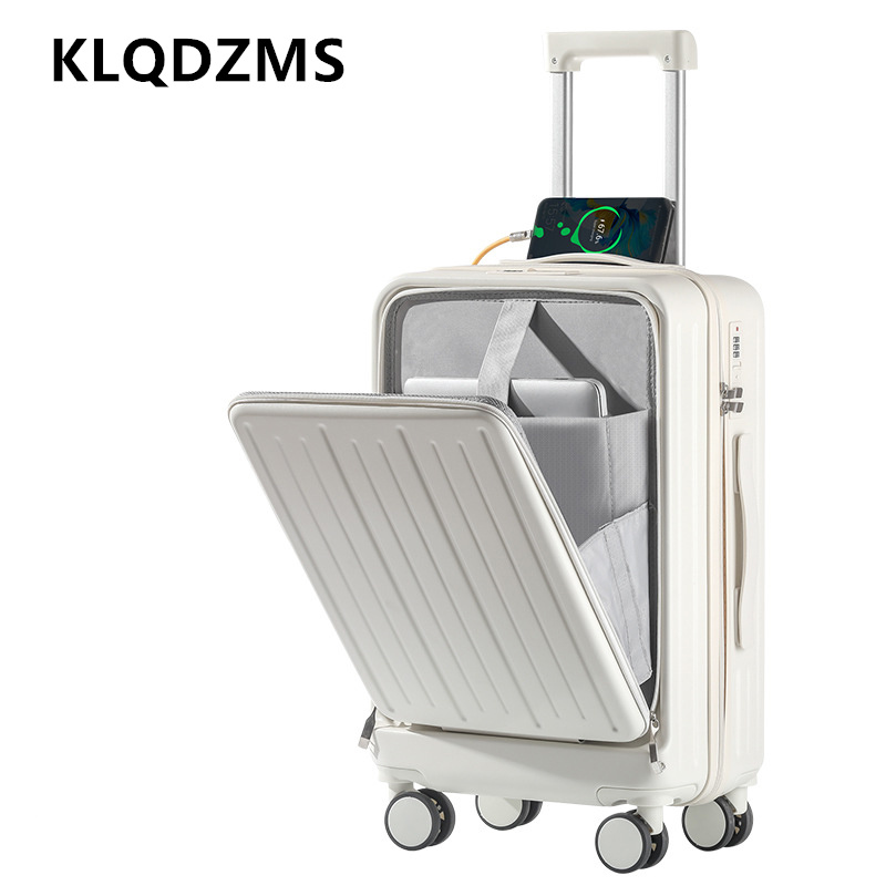 KLQDZMS Valise de voyage à ouv - Front Opening Laptop Luggage 24 Inch avis et prix