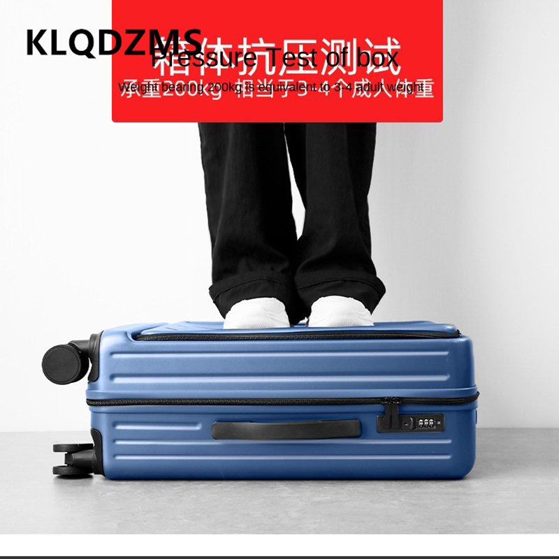 KLQDZMS Valise de voyage à ouv - Front Opening Laptop Luggage 24 Inch avis et prix