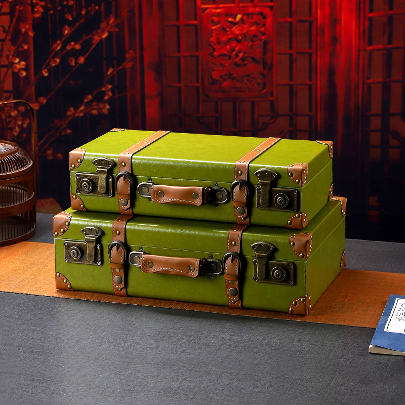 Valise en bois Vintage, boîte  - Retro Vintage Trunk Suitcase avis et prix