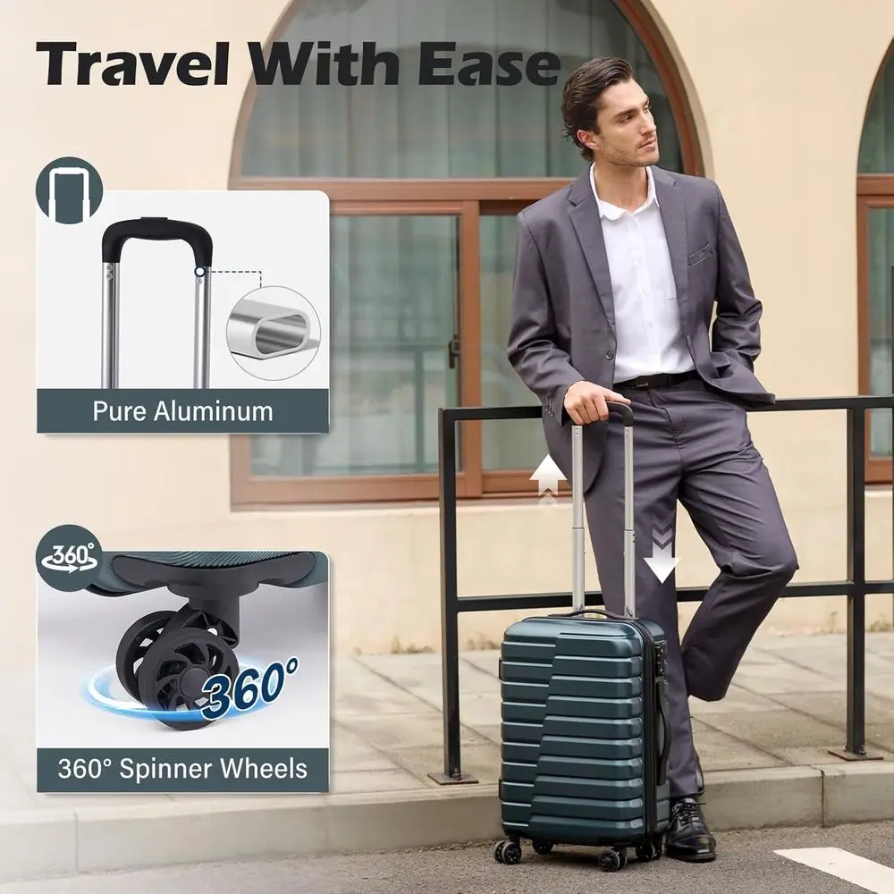 Ensemble de bagages à roulette - Expandable Hard Shell Luggage Set avis et prix
