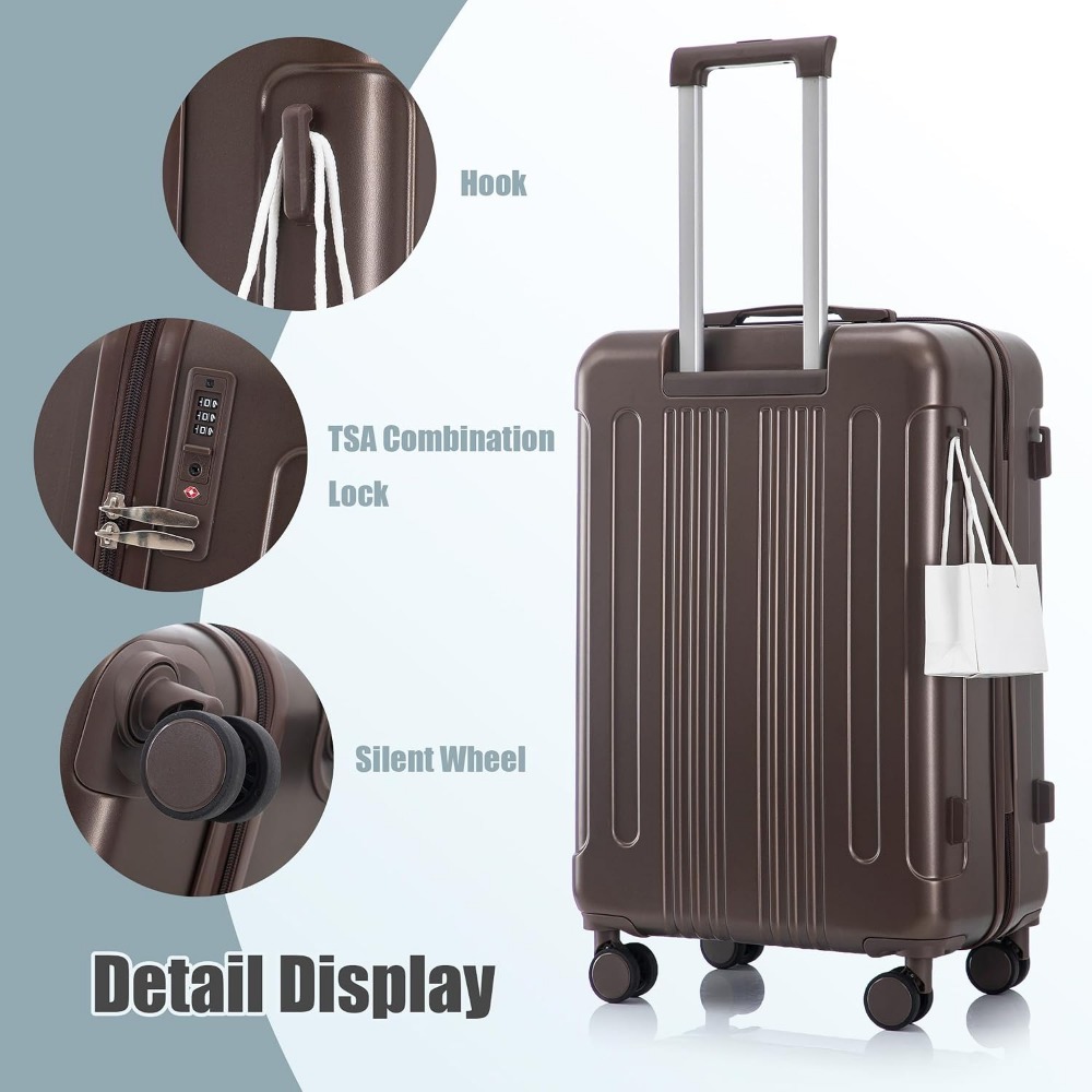 Ensemble de 3 valises rigides  - Expandable Hard Shell Luggage Set avis et prix