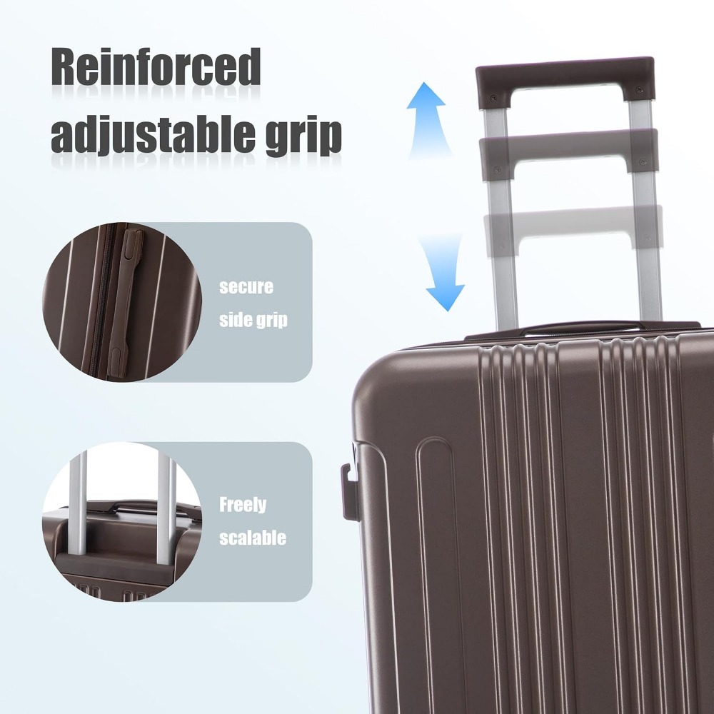 Ensemble de 3 valises rigides  - Expandable Hard Shell Luggage Set avis et prix